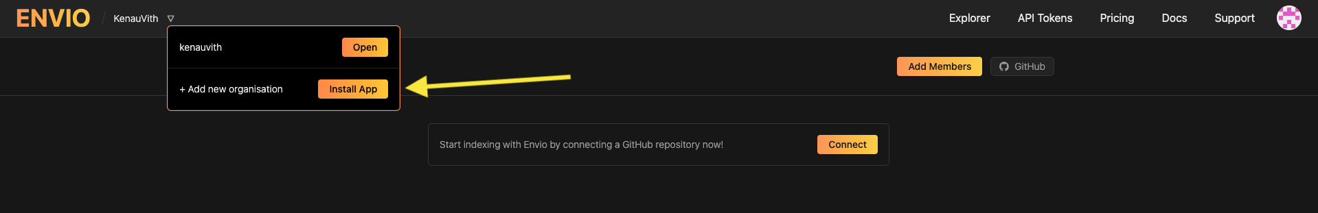Add New Organization Popup
